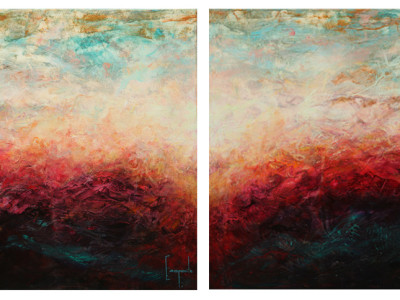 Dario Campanile Abstract | Joining Forces - Diptych