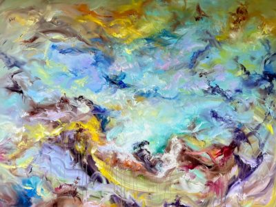 Migration - Oil on Canvas - Dario Campanile Abstract