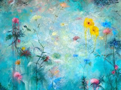 The Bloom - Oil on Canvas - Dario Campanile Abstract