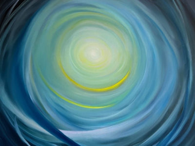 Be the Light - Oil on Canvas - Dario Campanile Abstract